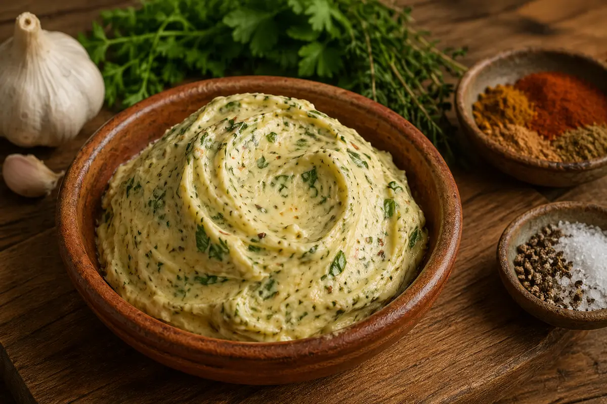 Beurre aromatisé maison aux herbes et épices recette facile