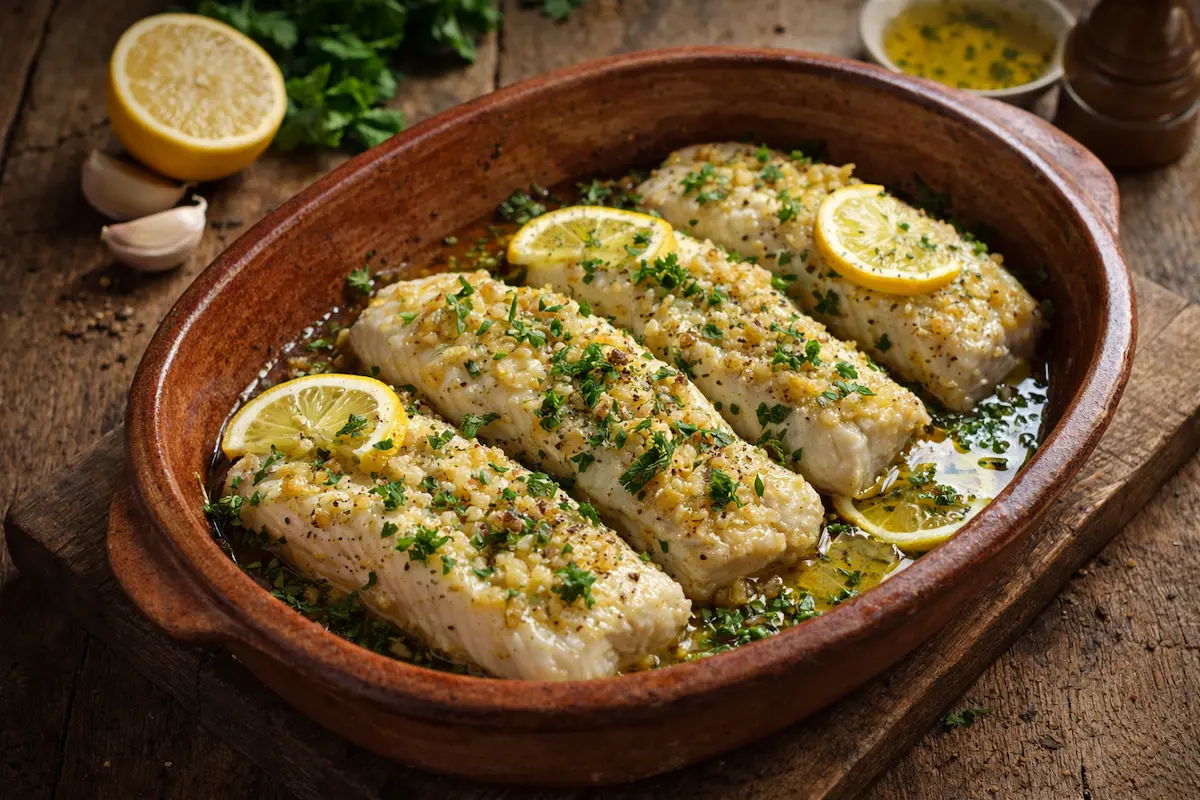 Cabillaud au four citron recette poisson facile et légère