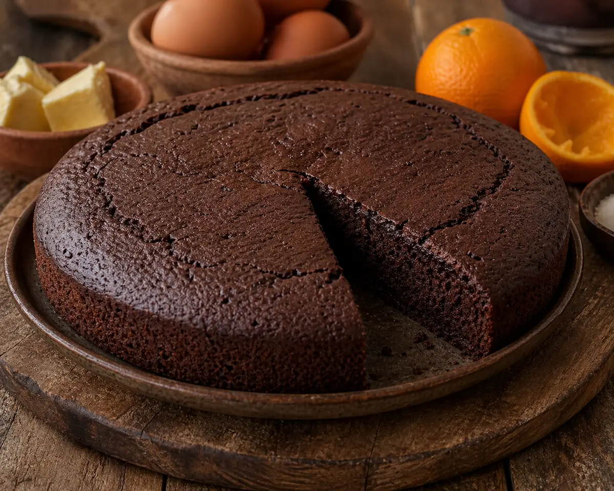 Cake chocolat orange moelleux