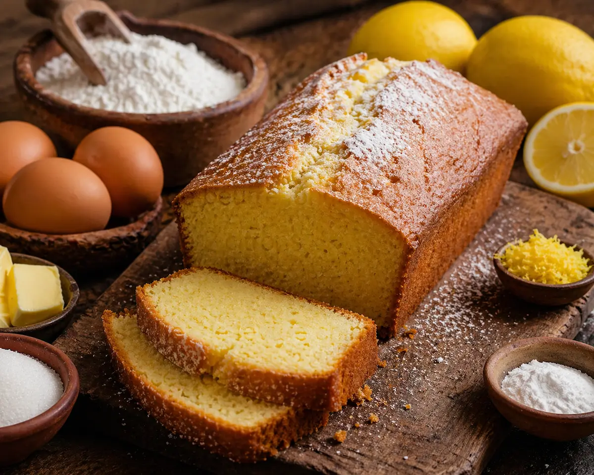 Cake citron moelleux