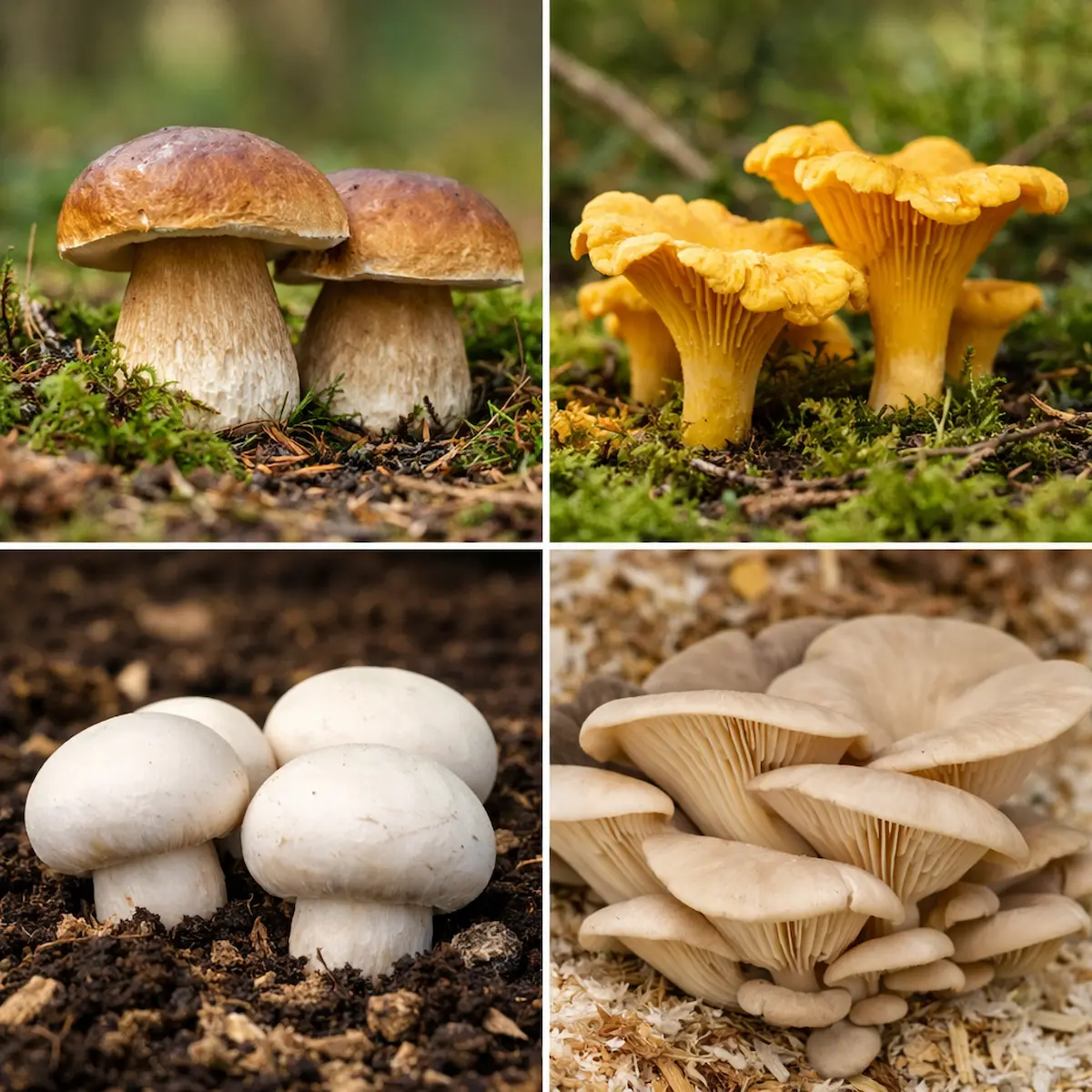 Champignons en Belgique