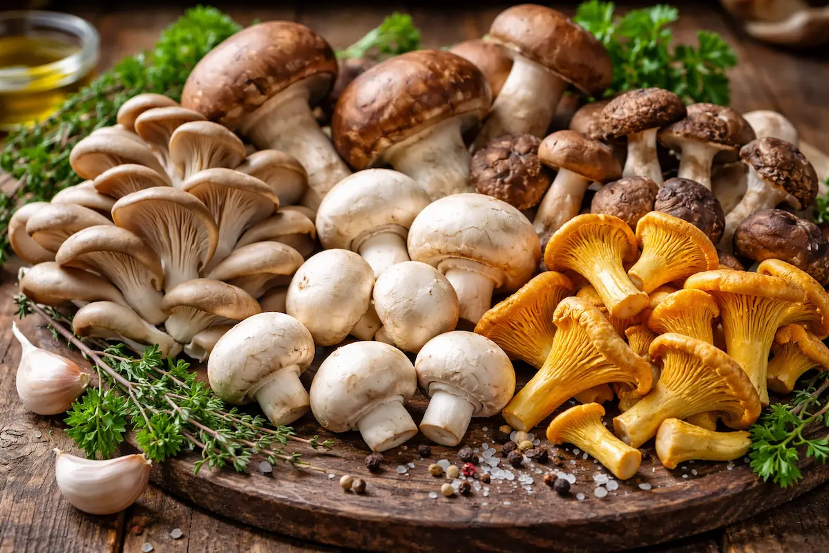 Variétés de champignons comestibles utilisés en cuisine en Belgique