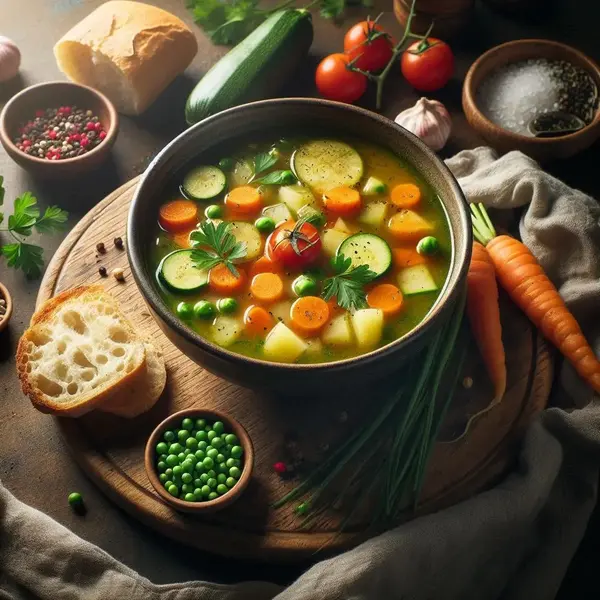 Potage de légumes belge