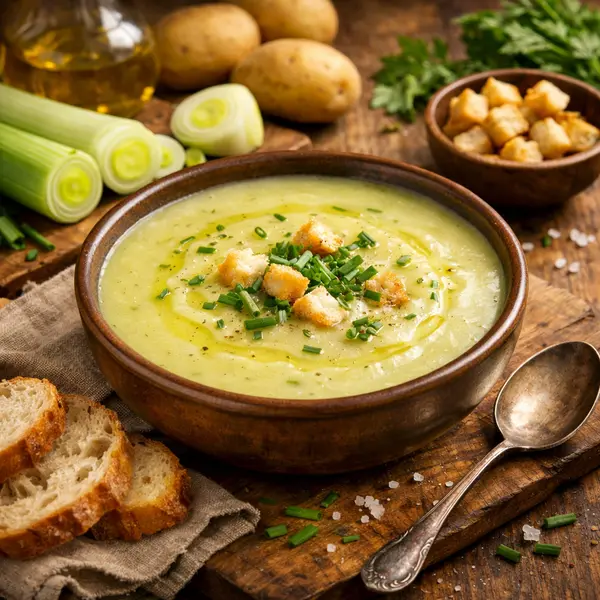Soupe de poireaux belge