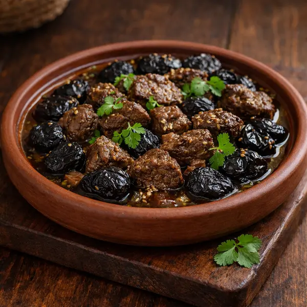 Tajine de bœuf aux pruneaux