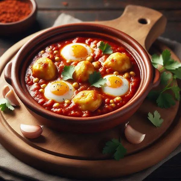 Tajine de kefta aux œufs