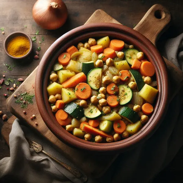 Tajine marocain aux légumes