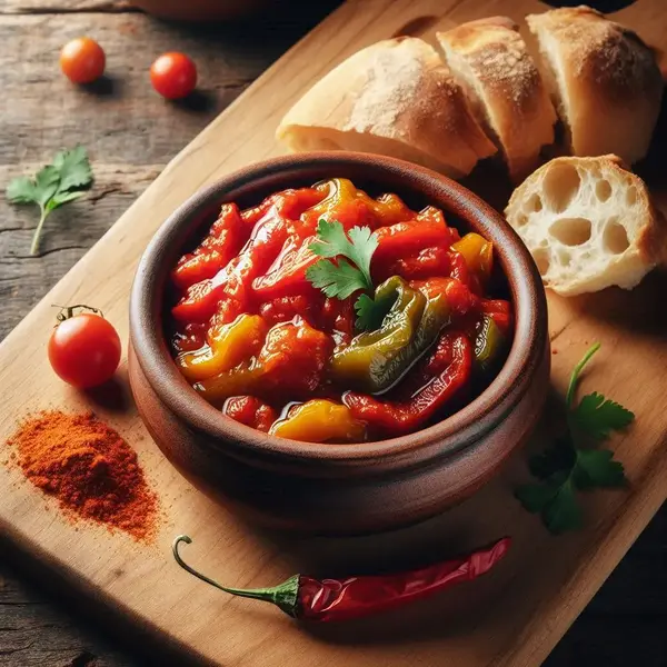 Taktouka – Salade marocaine de poivrons