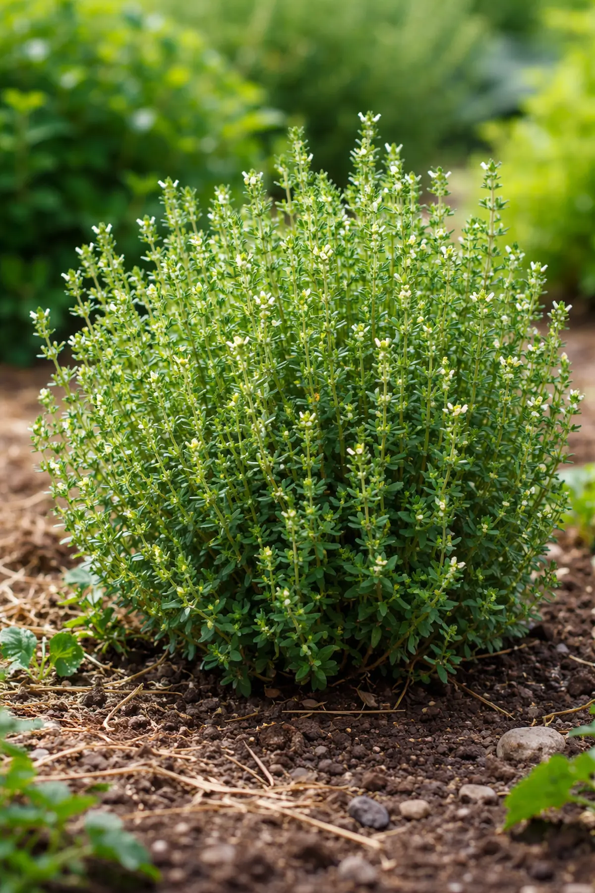 Thym cultivé dans un jardin en Belgique