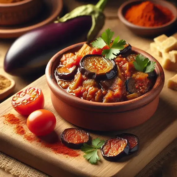 Zaalouk – Salade marocaine d’aubergines